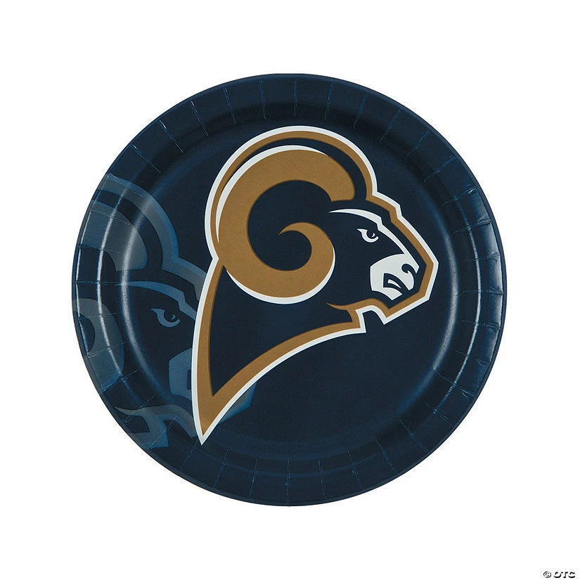 Best Pirce 👏 NFL® Los Angeles Rams™ Paper Dinner Plates - 8 Ct. 🧨 - Image 2