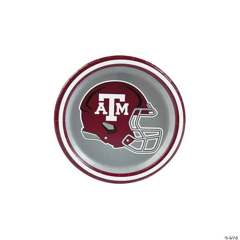 Cheapest 😍 NCAA™ Texas A&M Aggies Paper Dessert Plates - 8 Ct. ✔️ - Image 2
