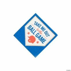 Cheap 🧨 Baseball Beverage Napkins - 16 Pc. 🛒