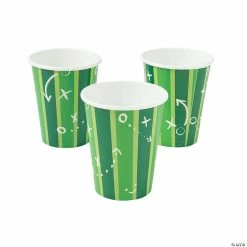 New 🥰 Game On Football Field Paper Cups - 8 Pc. ❤️