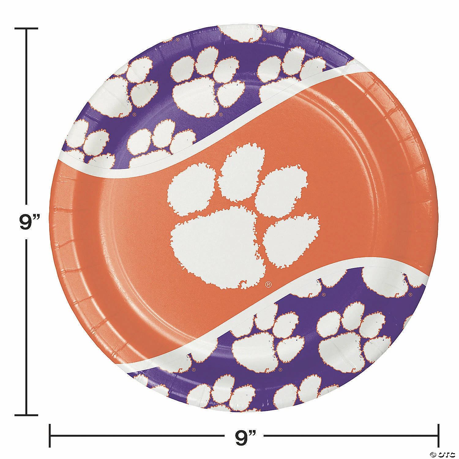 Best deal 👏 NCAA Clemson University Paper Plates - 24 Ct. 🥰 - Image 2