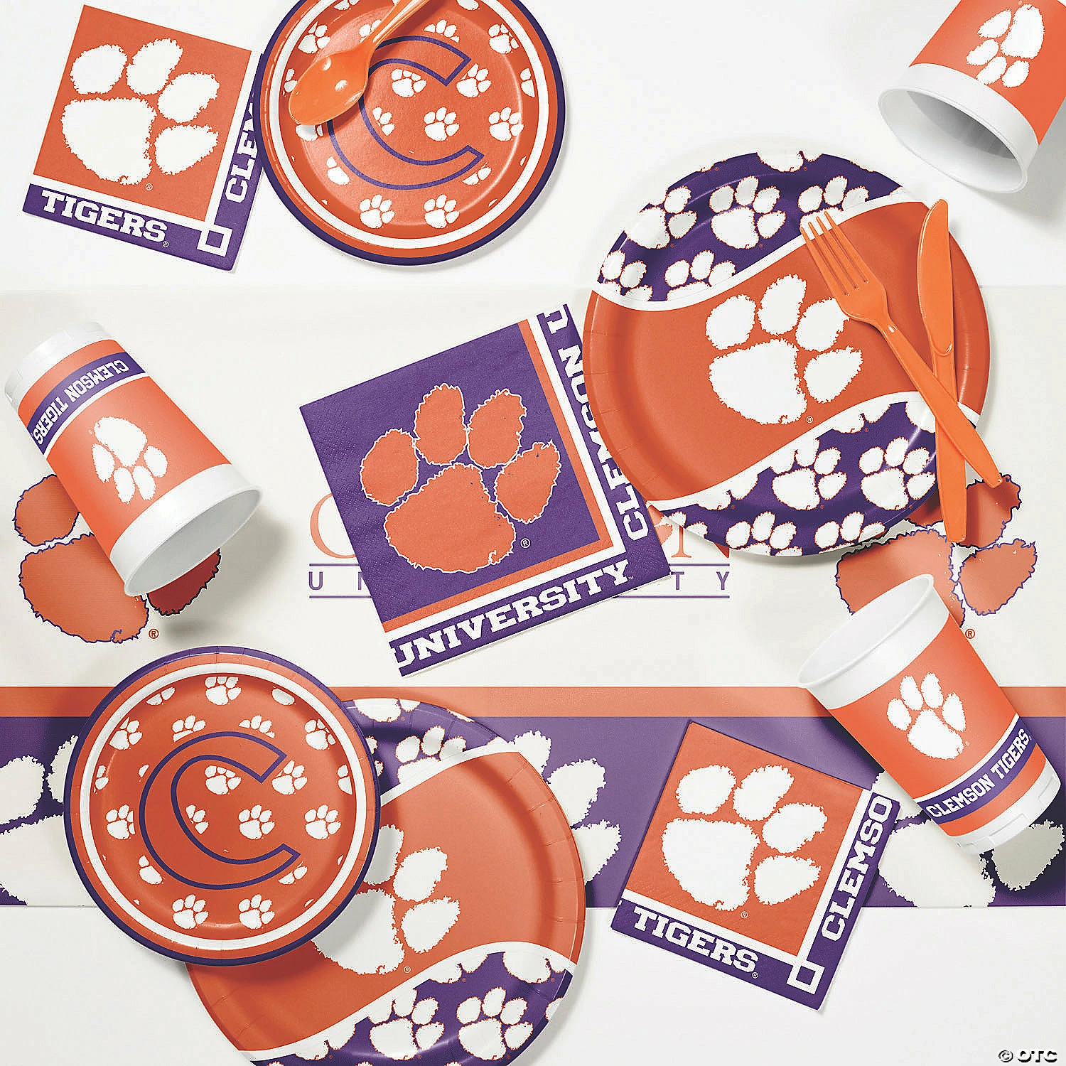 Best deal 👏 NCAA Clemson University Paper Plates - 24 Ct. 🥰 - Image 3