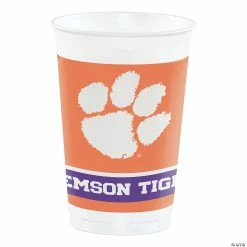 Buy 😍 NCAA Clemson University Plastic Cups - 24 Ct. 👍