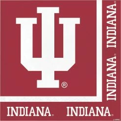 Wholesale 🥰 NCAA Indiana University Napkins - 60 Count ✨