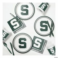 Discount 🧨 NCAA Michigan State Tailgating Kit for 8 guests 🛒