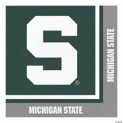 Cheap ⭐ NCAA Michigan State University Napkins 60 Count ⌛