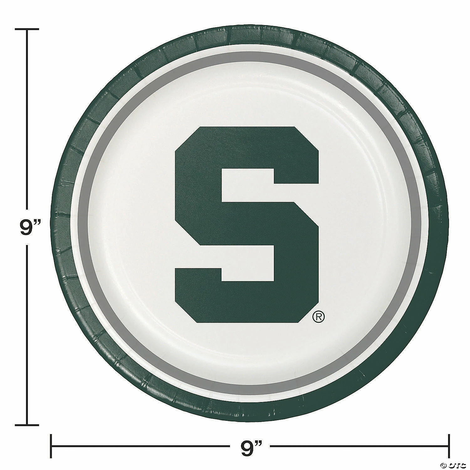 Best Sale ๐ NCAA Michigan State University Paper Plates - 24 Ct. ๐ - Image 2