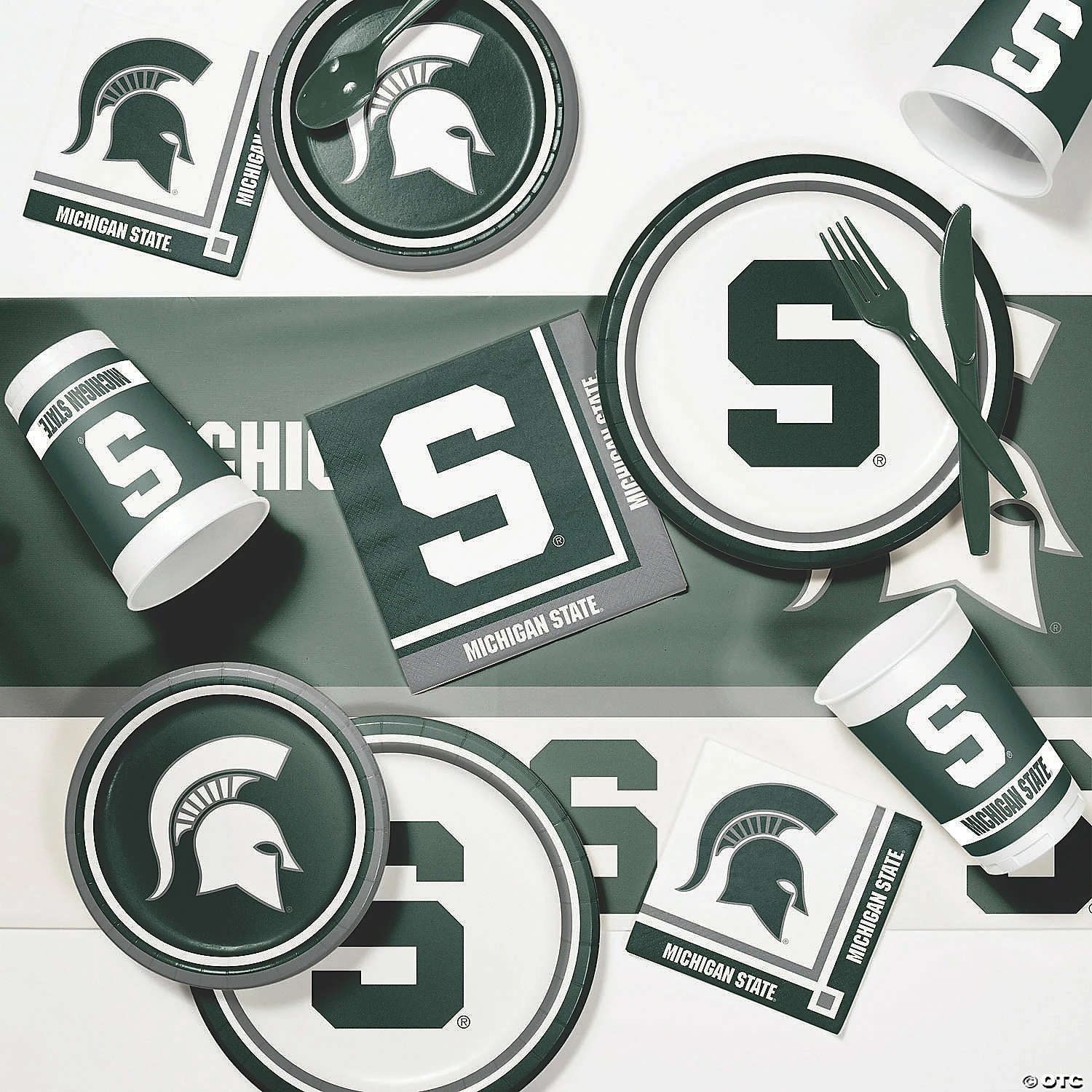 Best Sale ๐ NCAA Michigan State University Paper Plates - 24 Ct. ๐ - Image 3