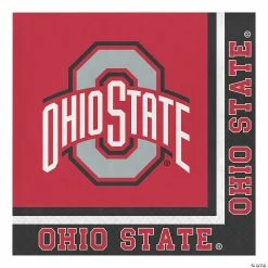 Discount ✔️ NCAA Ohio State University Napkins 60 Count 🧨