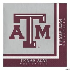 Wholesale 💯 NCAA Texas A and M University Napkins 60 Count ❤️