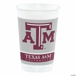 Hot Sale 👏 NCAA Texas A and M University Plastic Cups - 24 Ct. 🔥