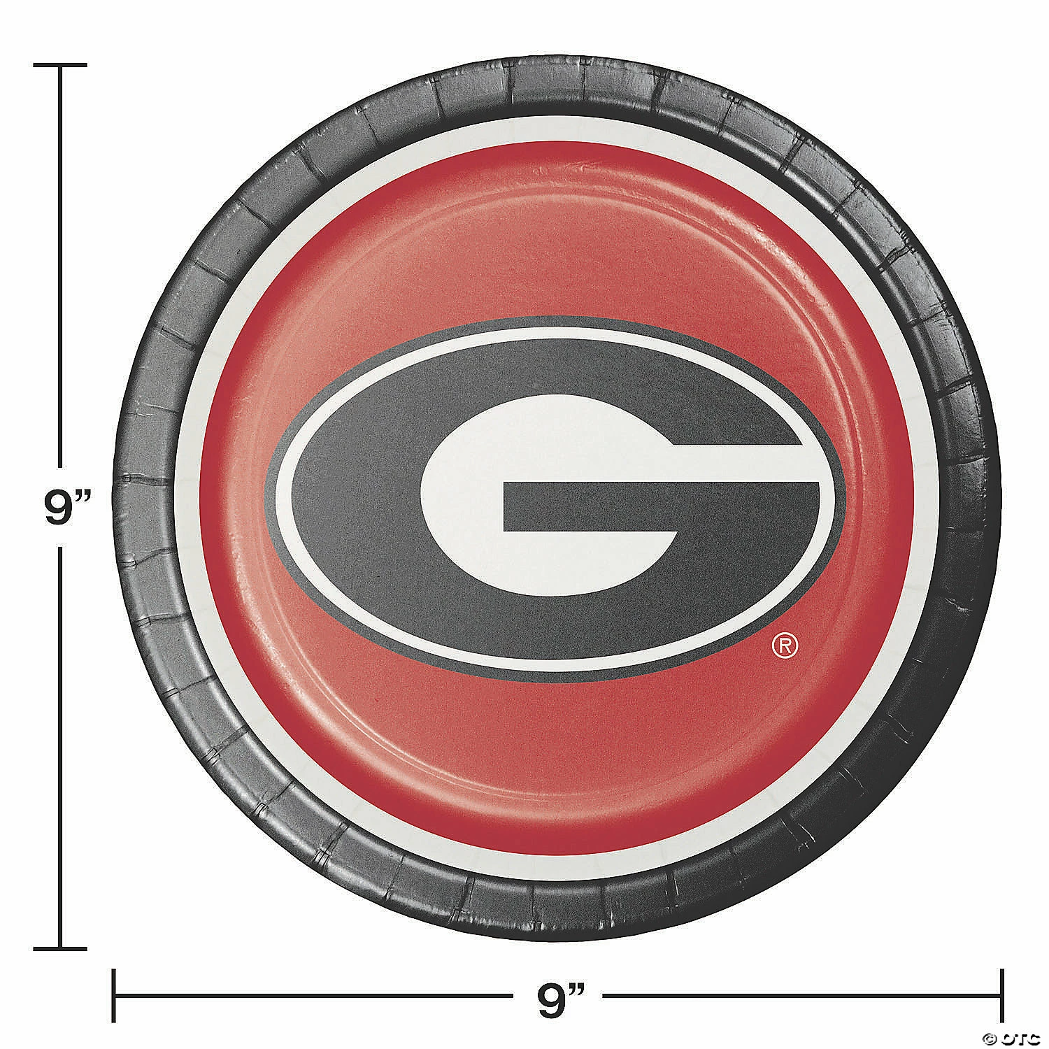 Cheap ๐ฅ NCAA University of Georgia Paper Plates - 24 Ct. ๐ - Image 2
