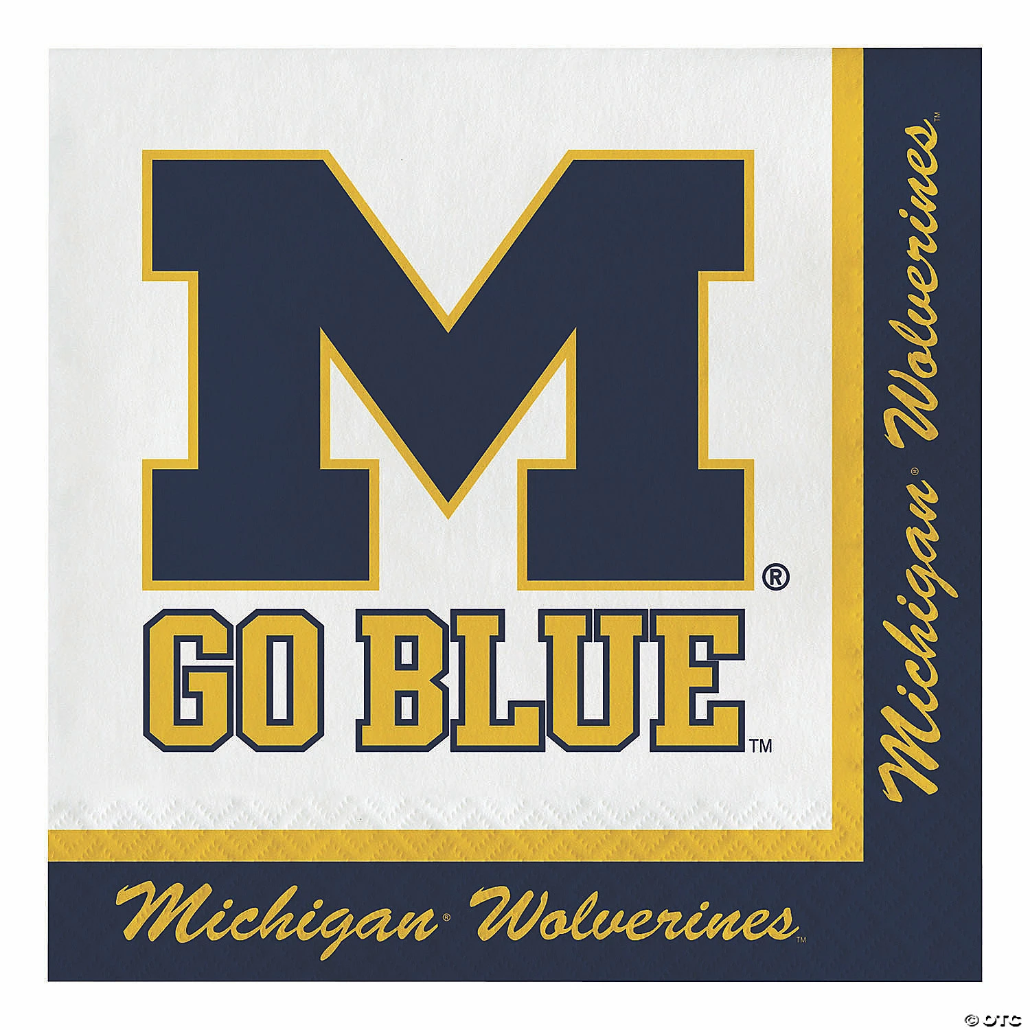 Best deal ❤️ NCAA University of Michigan Napkins 60 Count 😀