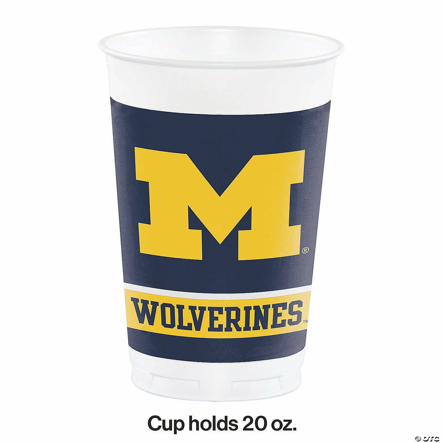 Flash Sale ๐ NCAA University of Michigan Plastic Cups - 24 Ct. ๐ - Image 2