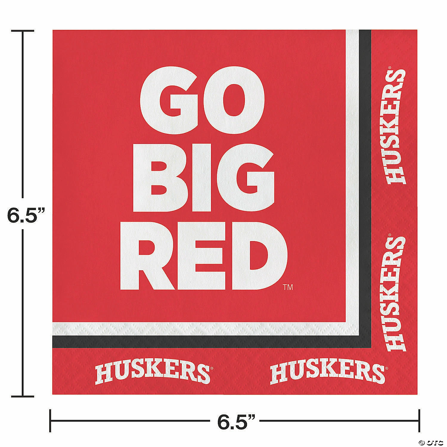 Wholesale 🔔 NCAA University of Nebraska Napkins 60 Count 😍 - Image 2