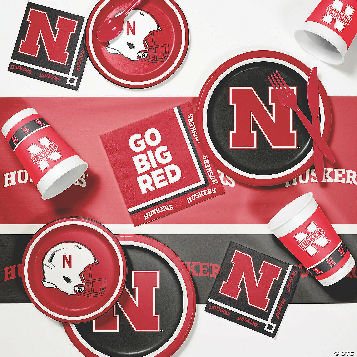 Wholesale 🔔 NCAA University of Nebraska Napkins 60 Count 😍 - Image 3