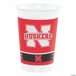 Brand new 😀 NCAA University of Nebraska Plastic Cups - 24 Ct. ⌛