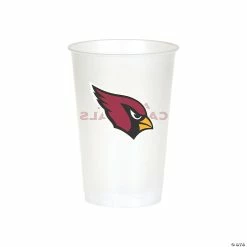 Cheapest ❤️ NFL Arizona Cardinals Plastic Cups - 24 Ct. ✔️