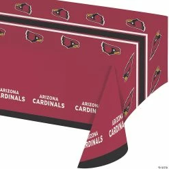 Outlet 👏 NFL Arizona Cardinals Plastic Tablecloths 3 Count ✨