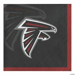 Promo 😀 NFL Atlanta Falcons Beverage Napkins 48 Count 👍