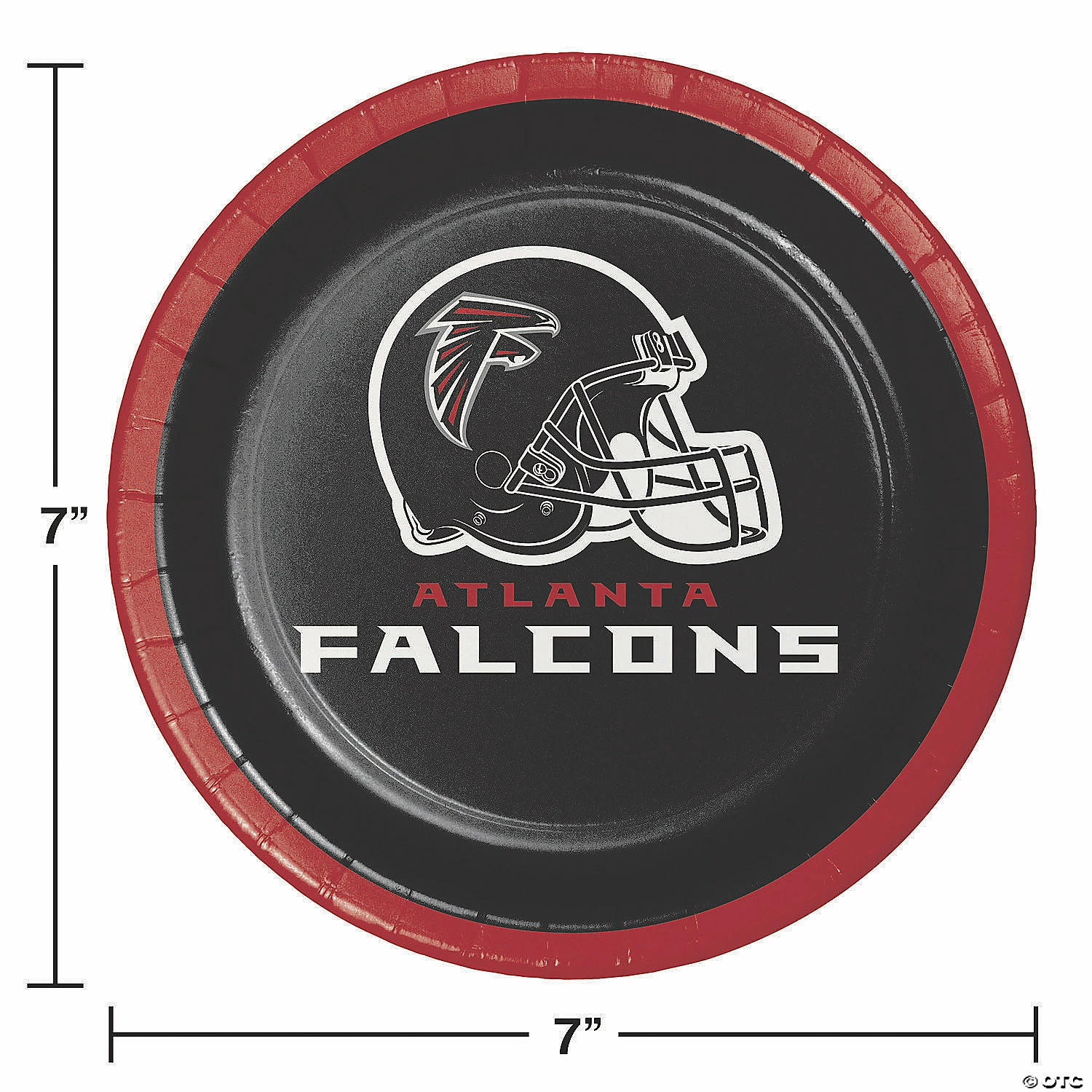 Discount ✔️ NFL Atlanta Falcons Dessert Plates 24 Count 🥰 - Image 2