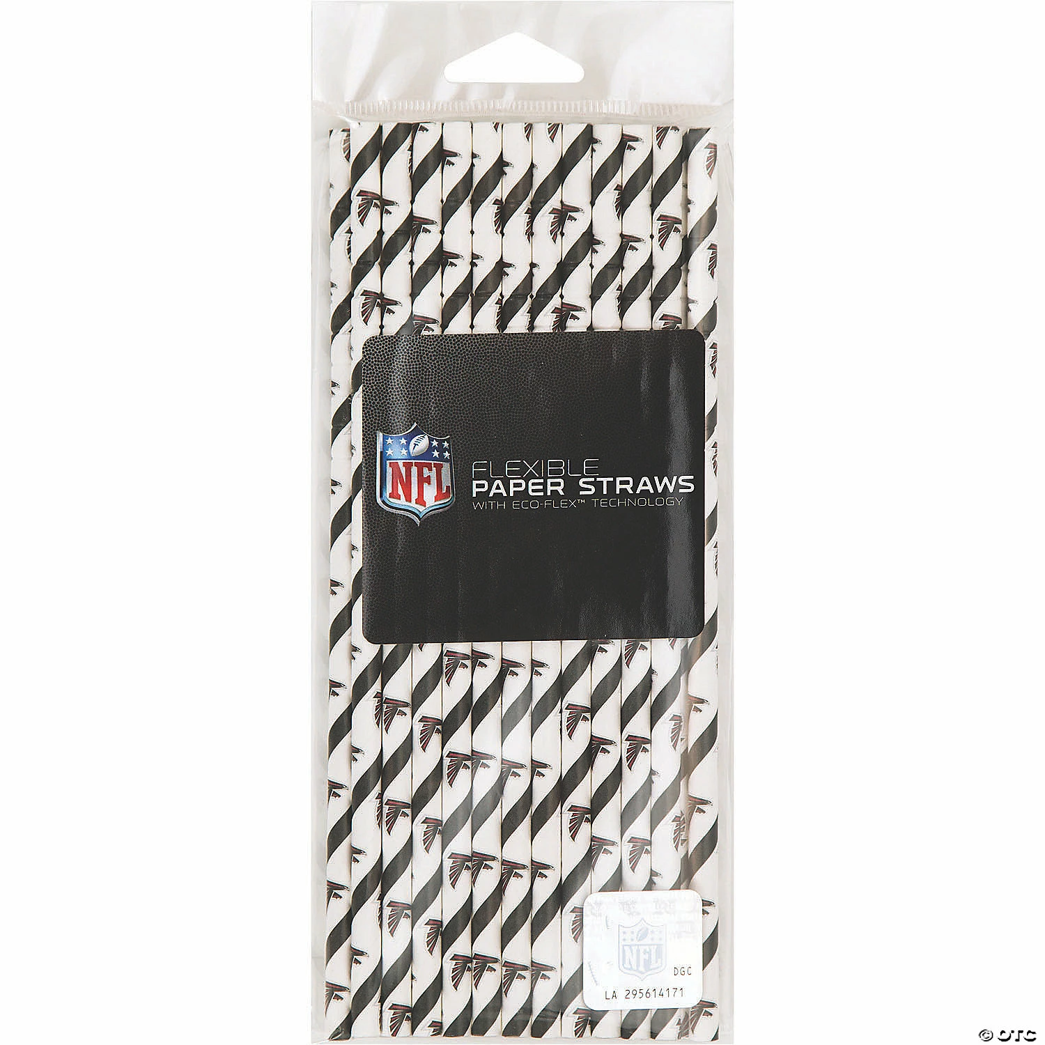 New 🤩 NFL Atlanta Falcons Paper Straws - 72 Pc. 🛒 - Image 4