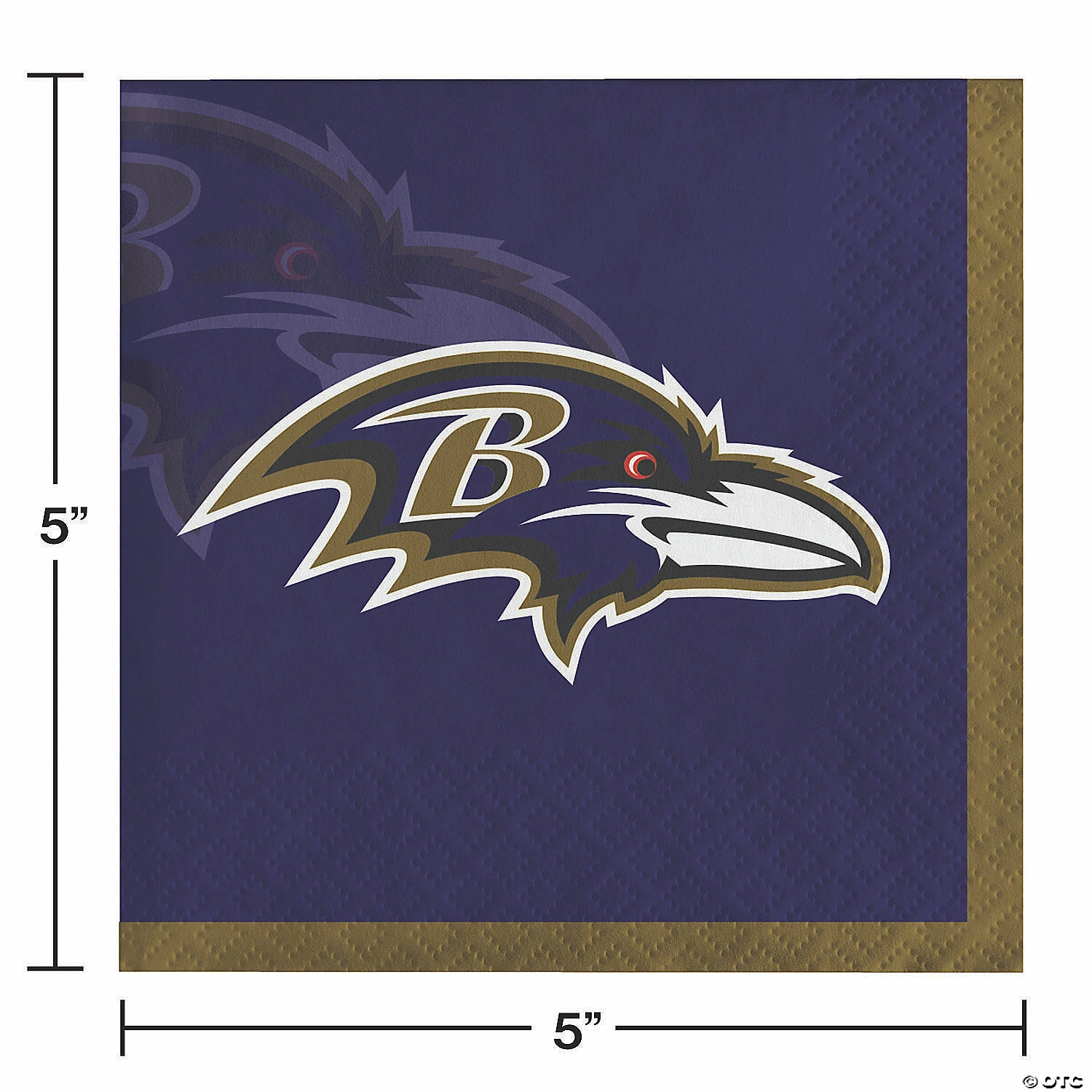 Deals ๐ฏ NFL Baltimore Ravens Beverage Napkins 48 Count ๐ - Image 2
