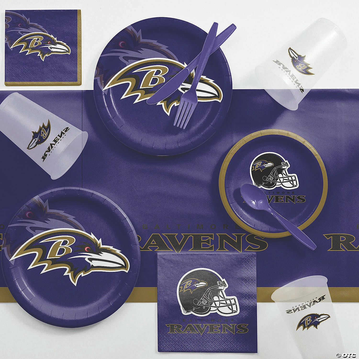 Cheapest 🎉 NFL Baltimore Ravens Dessert Plates - 24 Ct. 🔥 - Image 3