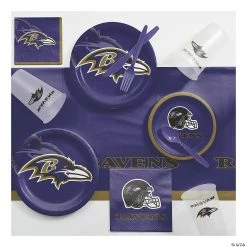 Wholesale 🌟 NFL Baltimore Ravens Game Day Party Supplies Kit 🔔