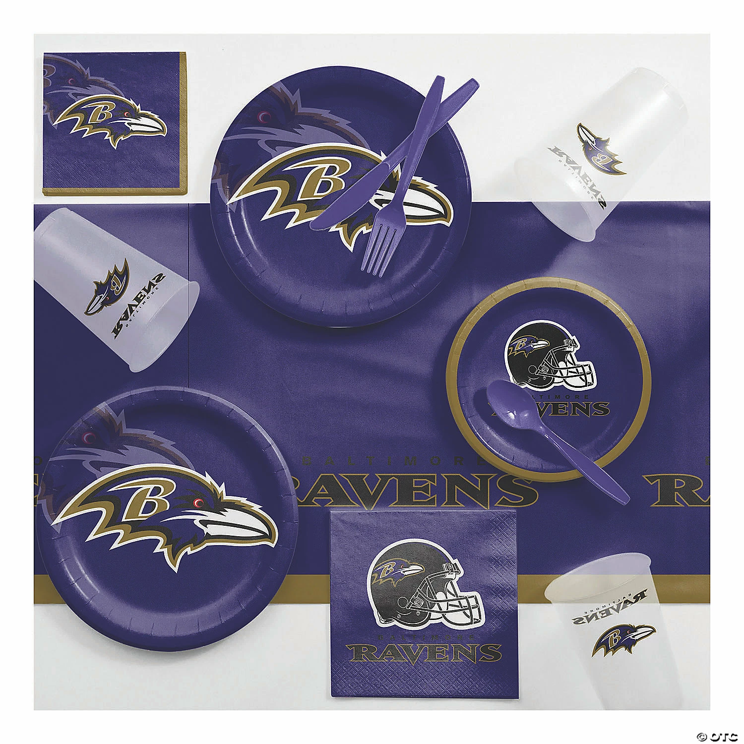 Wholesale ๐ NFL Baltimore Ravens Game Day Party Supplies Kit ๐