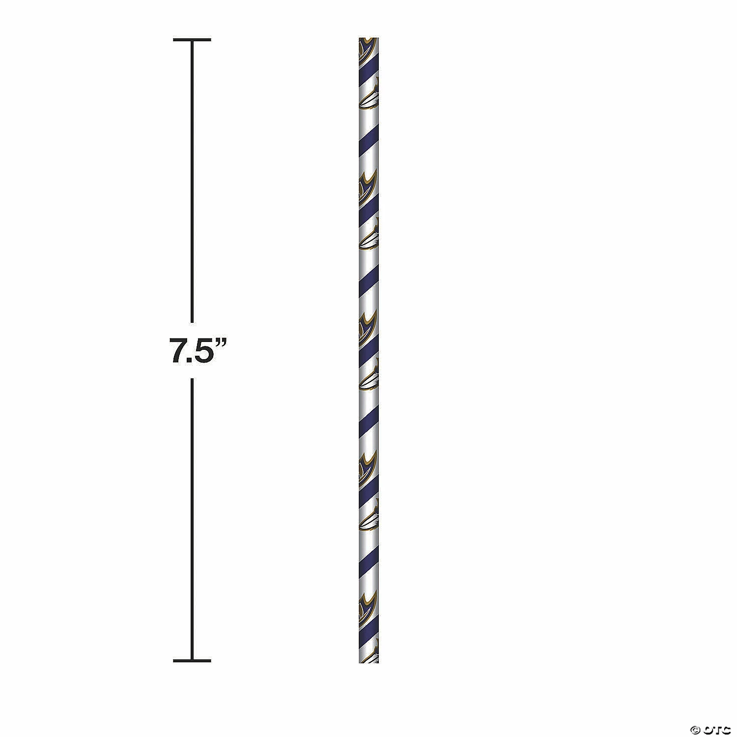 Best Pirce ⌛ NFL Baltimore Ravens Paper Straws - 72 Pc. ✔️ - Image 2