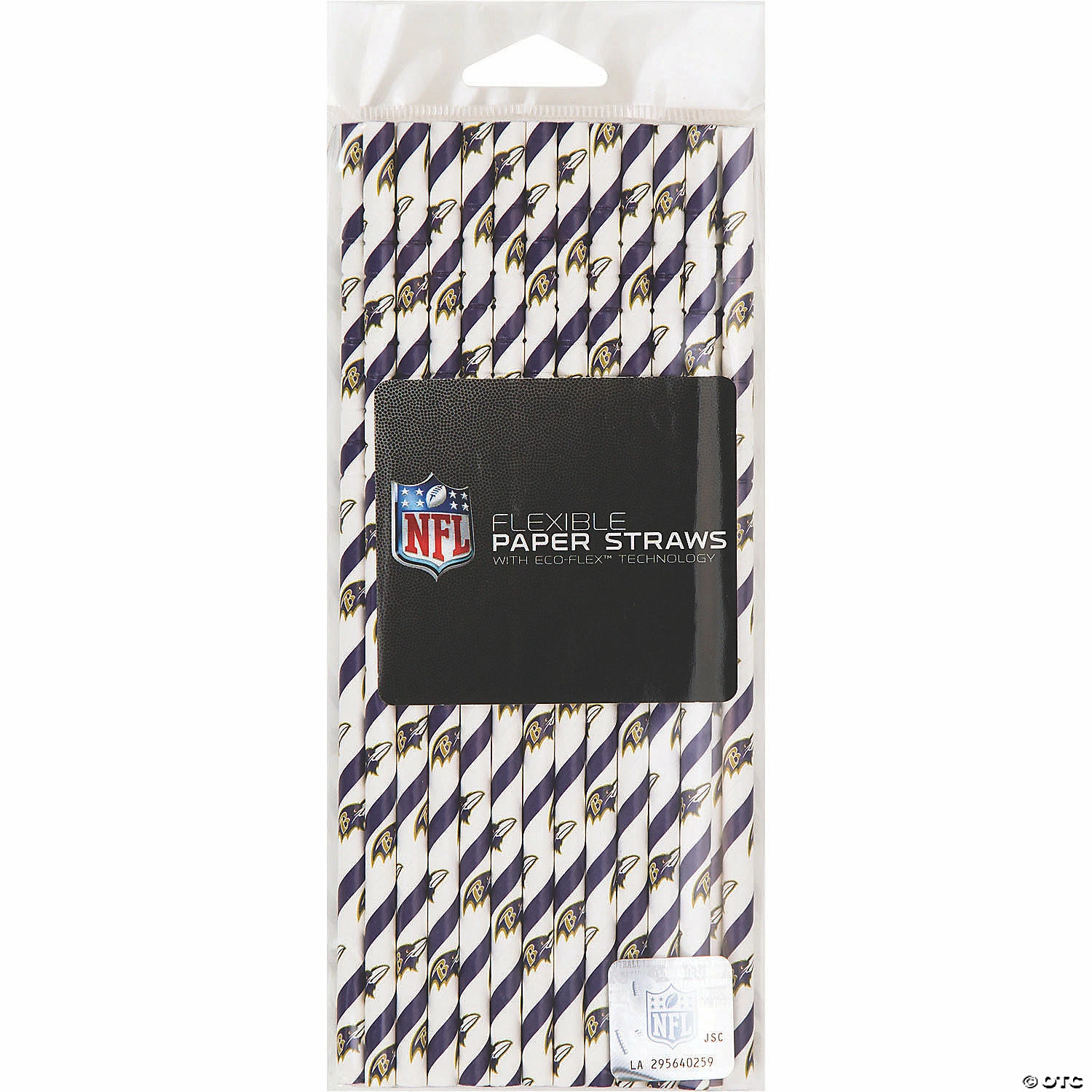 Best Pirce ⌛ NFL Baltimore Ravens Paper Straws - 72 Pc. ✔️ - Image 4