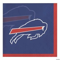 Promo 🥰 NFL Buffalo Bills Beverage Napkins 48 Count ❤️