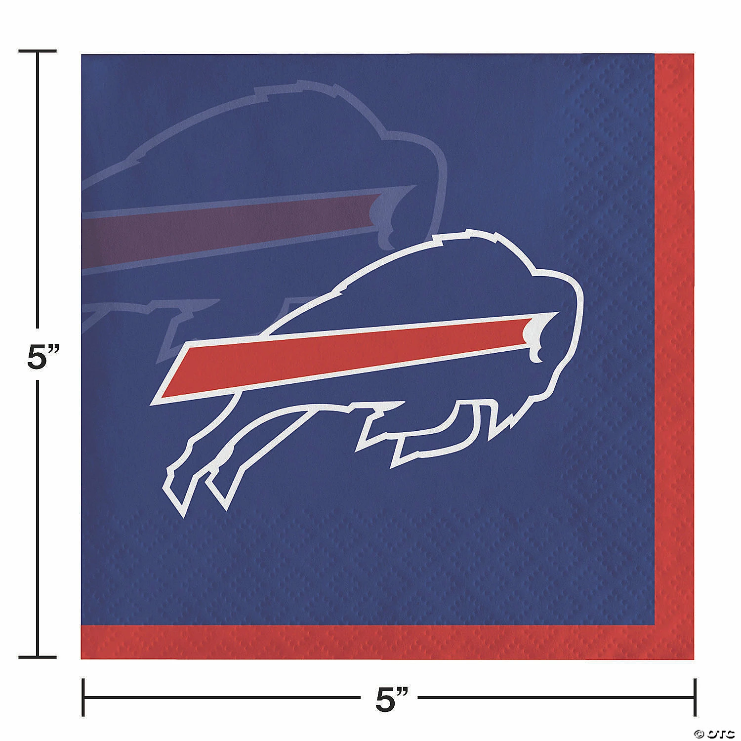 Promo 🥰 NFL Buffalo Bills Beverage Napkins 48 Count ❤️ - Image 2