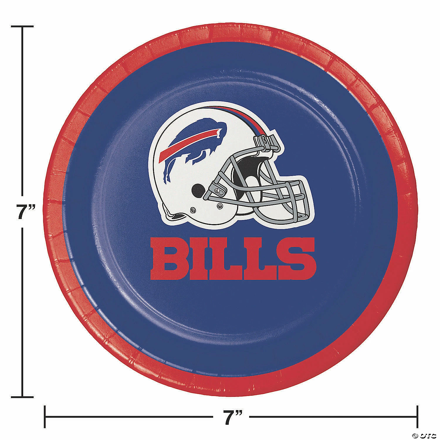 Deals 🧨 NFL Buffalo Bills Dessert Plates - 24 Ct. 🤩 - Image 2