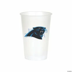 Flash Sale 🎉 NFL Carolina Panther Plastic Cups - 24 Ct. 🔔
