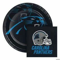 Brand new 😍 NFL Carolina Panthers Paper Plate and Napkin Party Kit 🎁