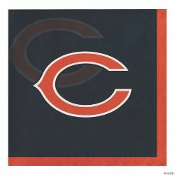 Cheap 😍 NFL Chicago Bears Beverage Napkins 48 Count 🌟
