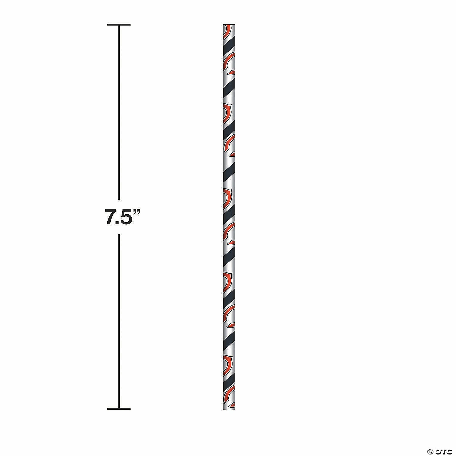 Brand new 🤩 NFL Chicago Bears Paper Straws - 72 Pc. 🔥 - Image 2