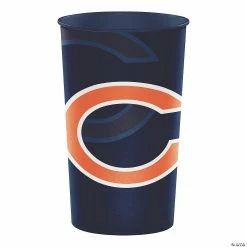 Budget 😀 NFL Chicago Bears Souvenir Plastic Cups - 8 Ct. 😀