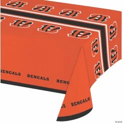 Deals 🎉 NFL Cincinnati Bengals Plastic Tablecloths 3 Count 🥰