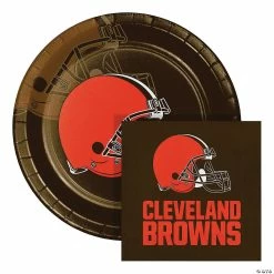 Coupon 😀 NFL Cleveland Browns Paper Plate and Napkin Party Kit ⌛