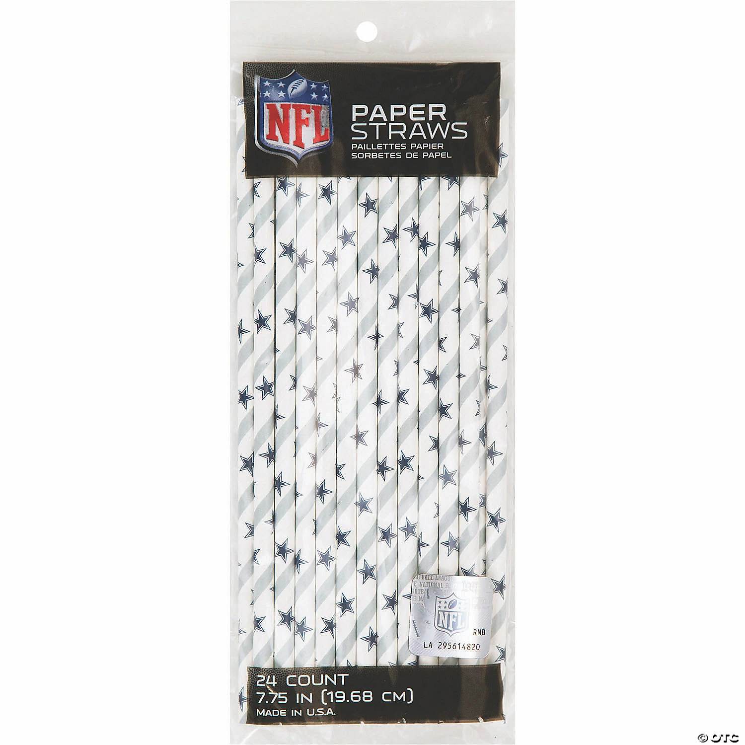 Discount ✔️ NFL Dallas Cowboys Paper Straws - 72 Pc. ✨ - Image 4