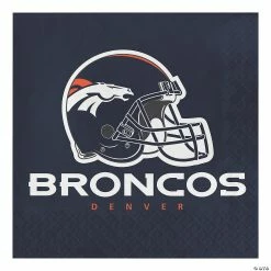 Coupon 💯 NFL Denver Broncos Napkins 48 Count 👏
