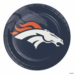 Outlet 👍 NFL Denver Broncos Paper Plates - 24 Ct. 🔔