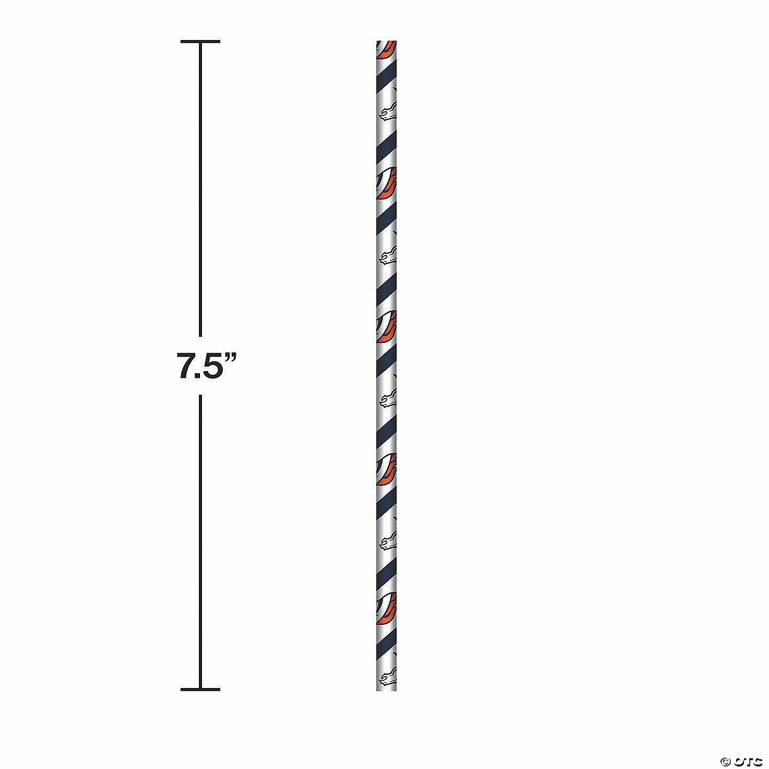 Deals 🔥 NFL Denver Broncos Paper Straws - 72 Pc. 🔥 - Image 2