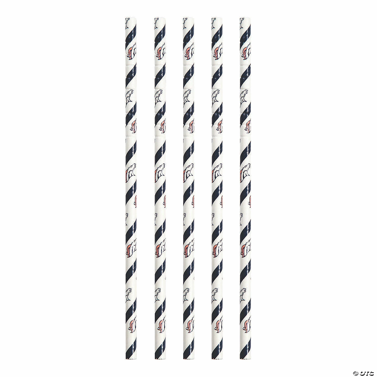 Deals 🔥 NFL Denver Broncos Paper Straws - 72 Pc. 🔥