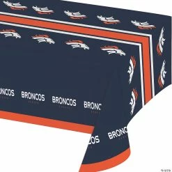 Outlet 🔥 NFL Denver Broncos Plastic Tablecloths 3 Count 🧨