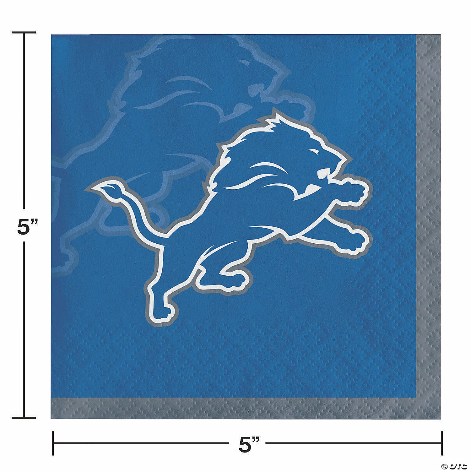 Cheap 👏 NFL Detroit Lions Beverage Napkins 48 Count 🛒 - Image 2