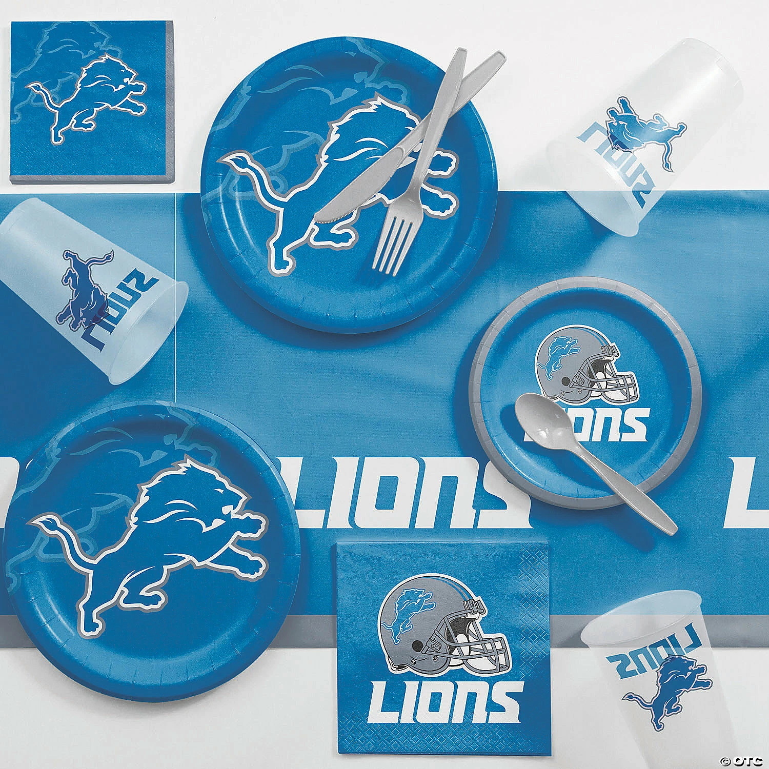 Cheap 👏 NFL Detroit Lions Beverage Napkins 48 Count 🛒 - Image 3